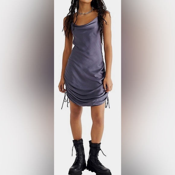 Free People Dresses & Skirts - Free People Day to Night Slip Dress, Anthracite, sz M